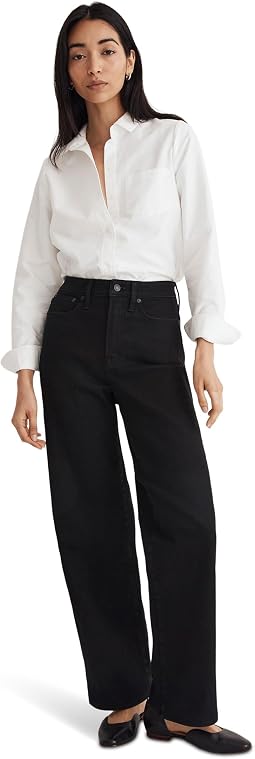 The Perfect Vintage Wide-Leg Jean in Rinse Wash