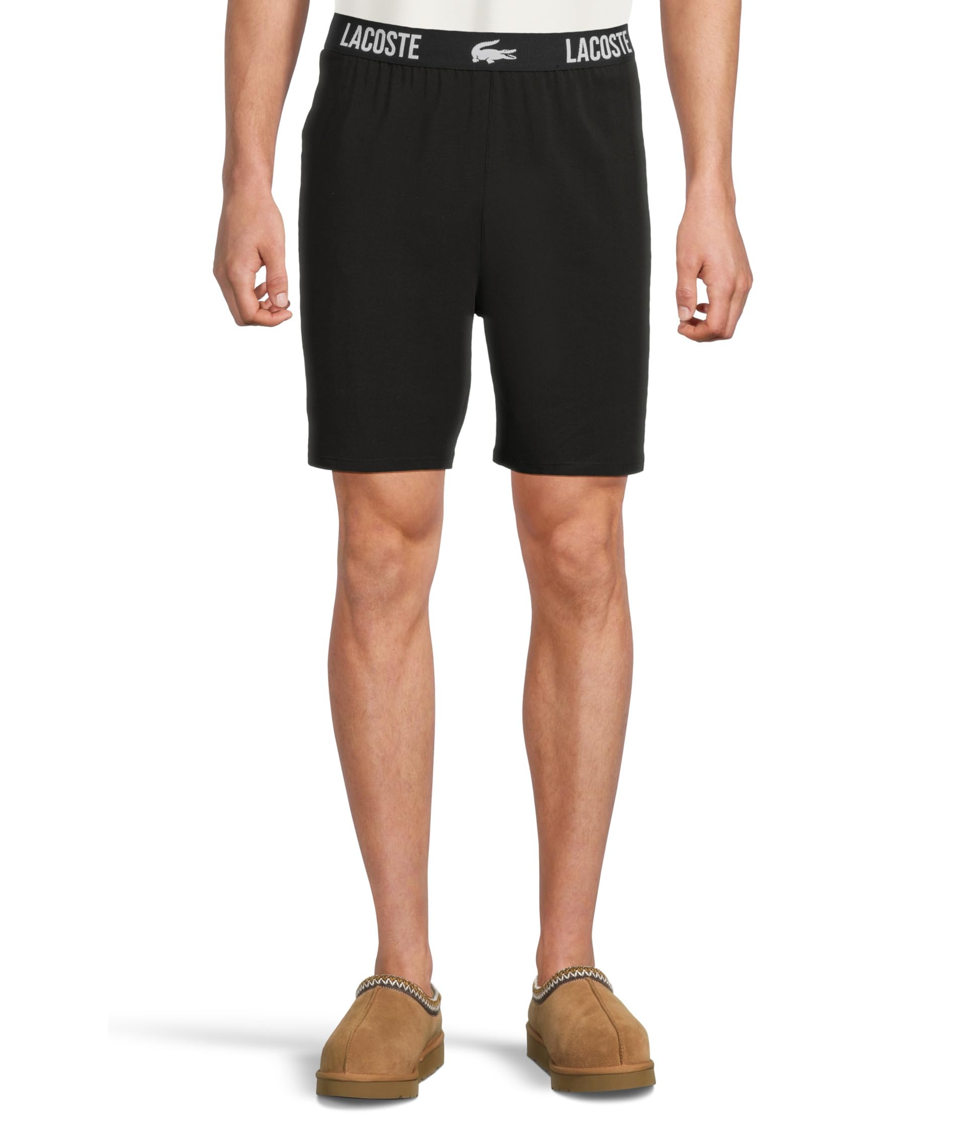 Graphic Waistband Pajama Shorts