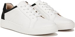 White/Black Faux Leather