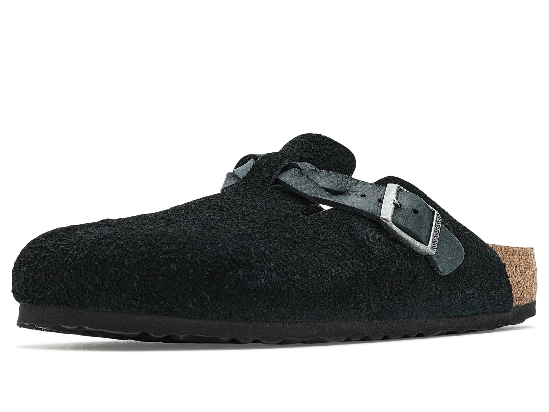 Boston Braid clog из замши