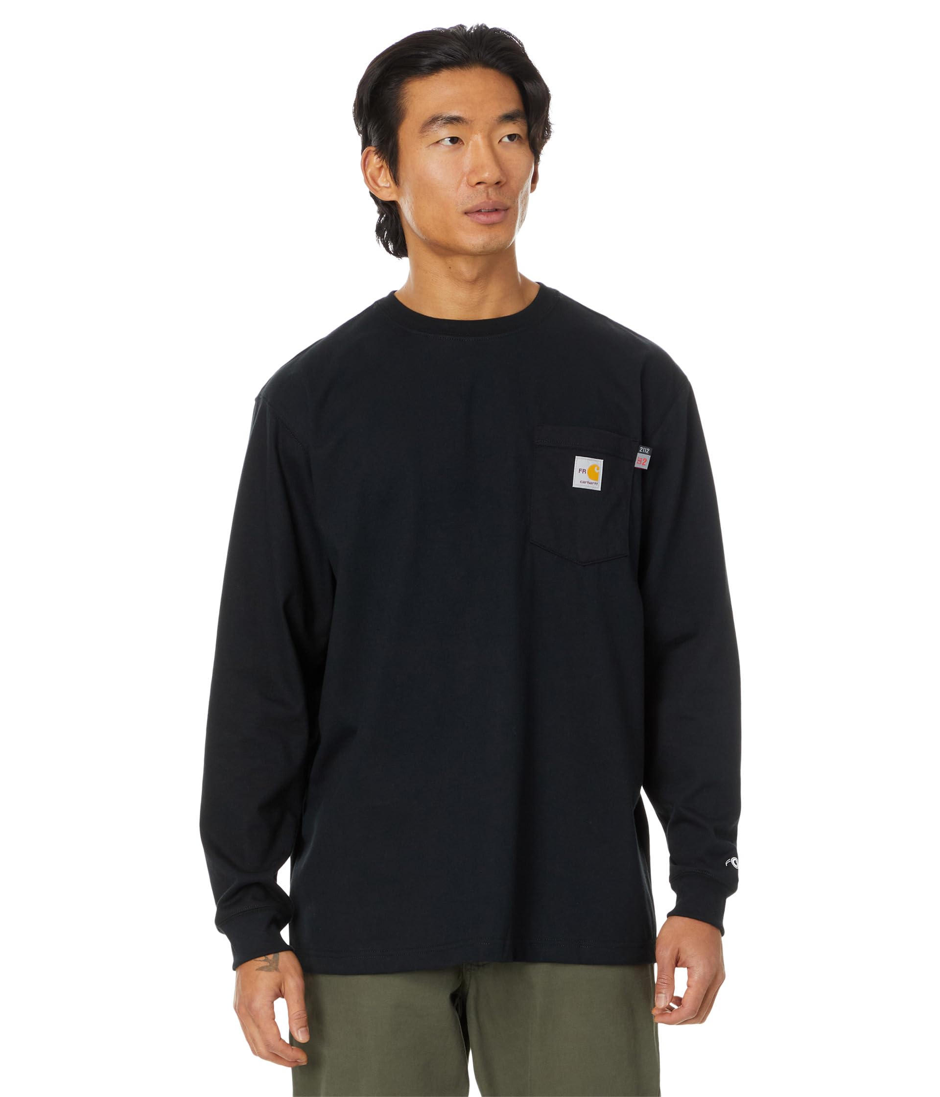 Flame-Resistant Force Loose Fit Midweight Long Sleeve Pocket T-Shirt