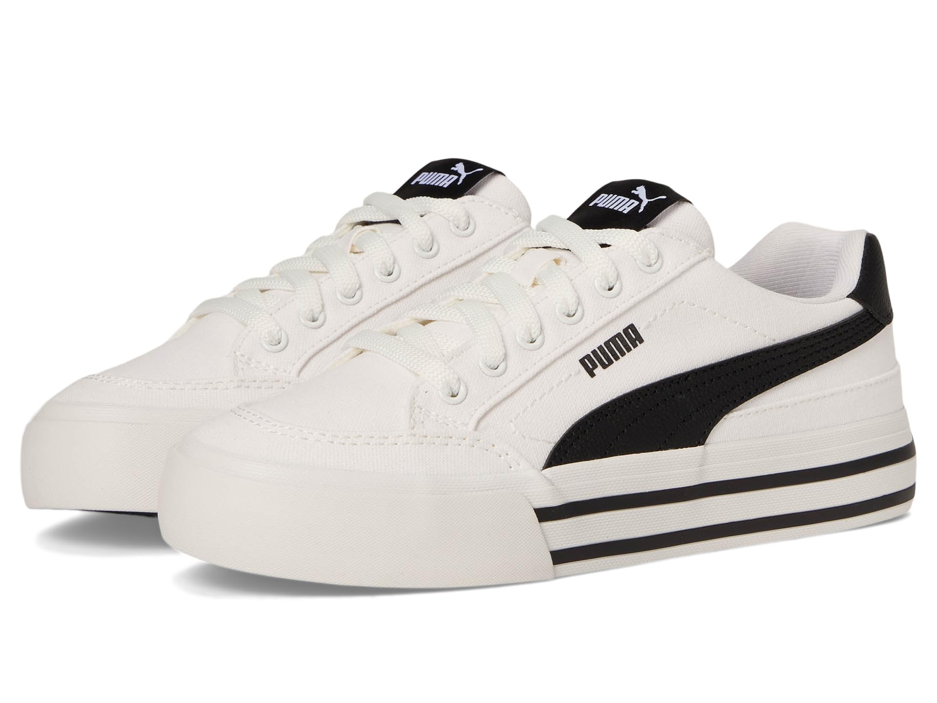Puma Kids Court Classic Vulc Faux Suede Sneakers (большой ребенок)