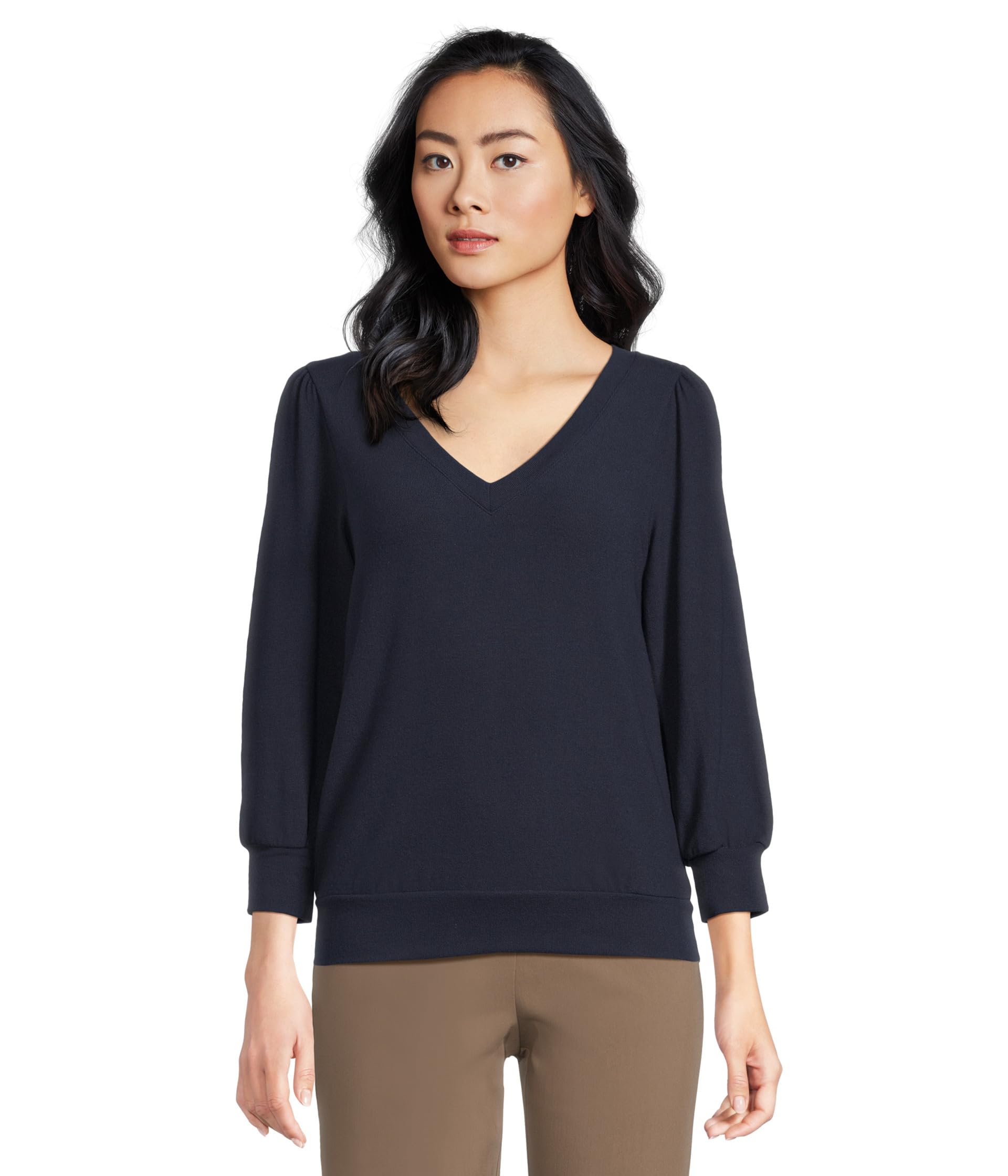 Свитшот Gabriella V-Neck с рукавом 3/4