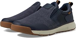 Sedona Canvas Moccasin Toe Slip-On Comfortable Lightweight Loafer With Memory Foam