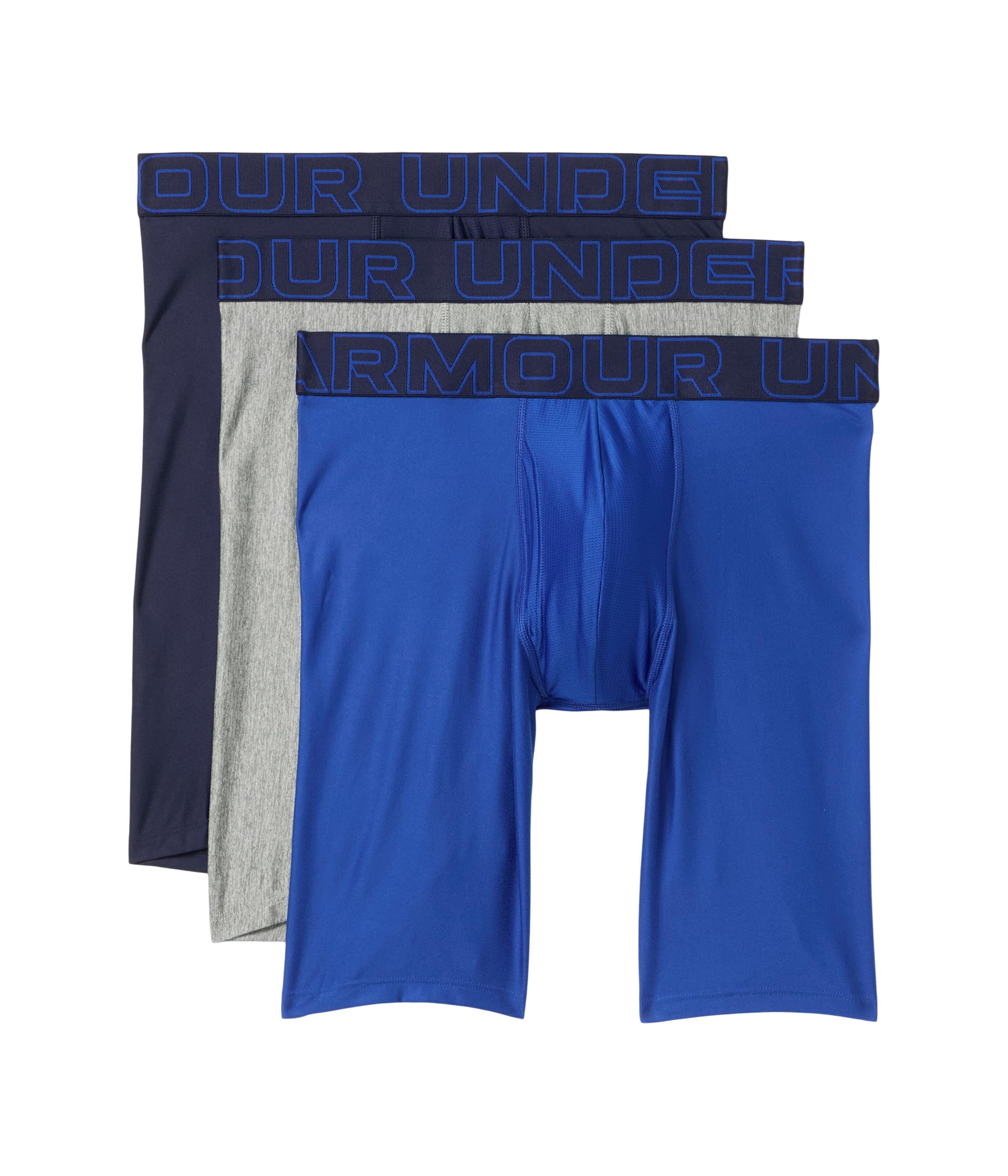 3-Pack Performance Tech Solid 9" Boxer Briefs