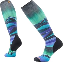 Ski Targeted Cushion Compression Print Over The Calf Socks