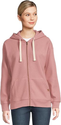 Birchwood Brushed Waffle Full Zip Hoodie