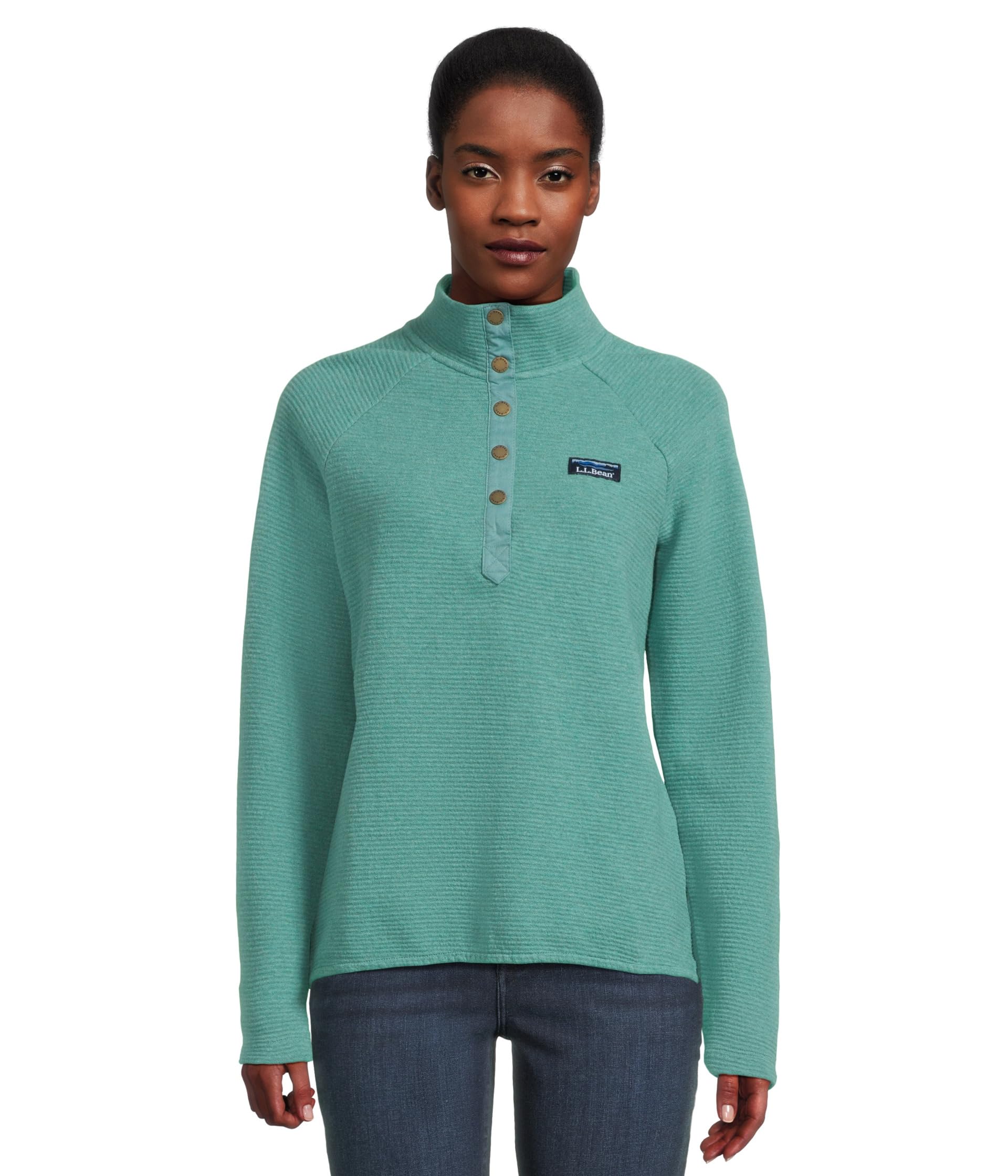 Lakewashed Ottoman Knit Quarter Snap