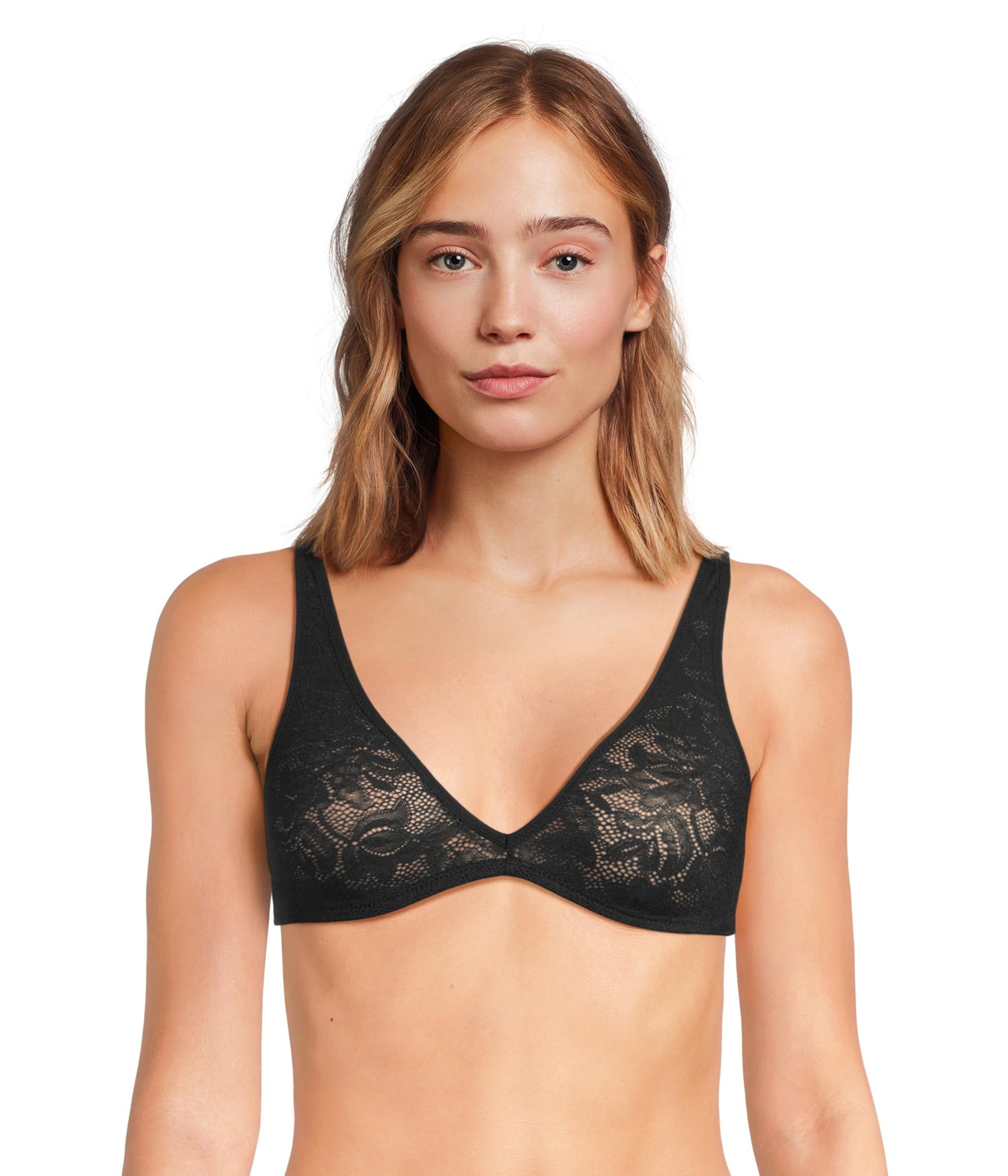 Soft Stretch Recycled Lace глубокое декольте браlette