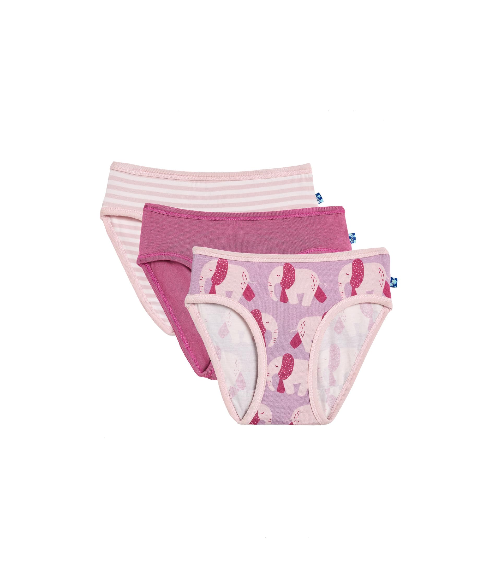 Детский комплект нижнего белья Kickee Pants с принтом, 3 шт.