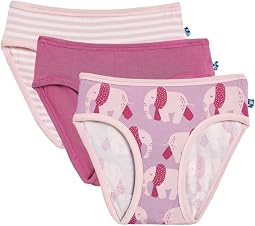 Детский комплект нижнего белья Kickee Pants с принтом, 3 шт.