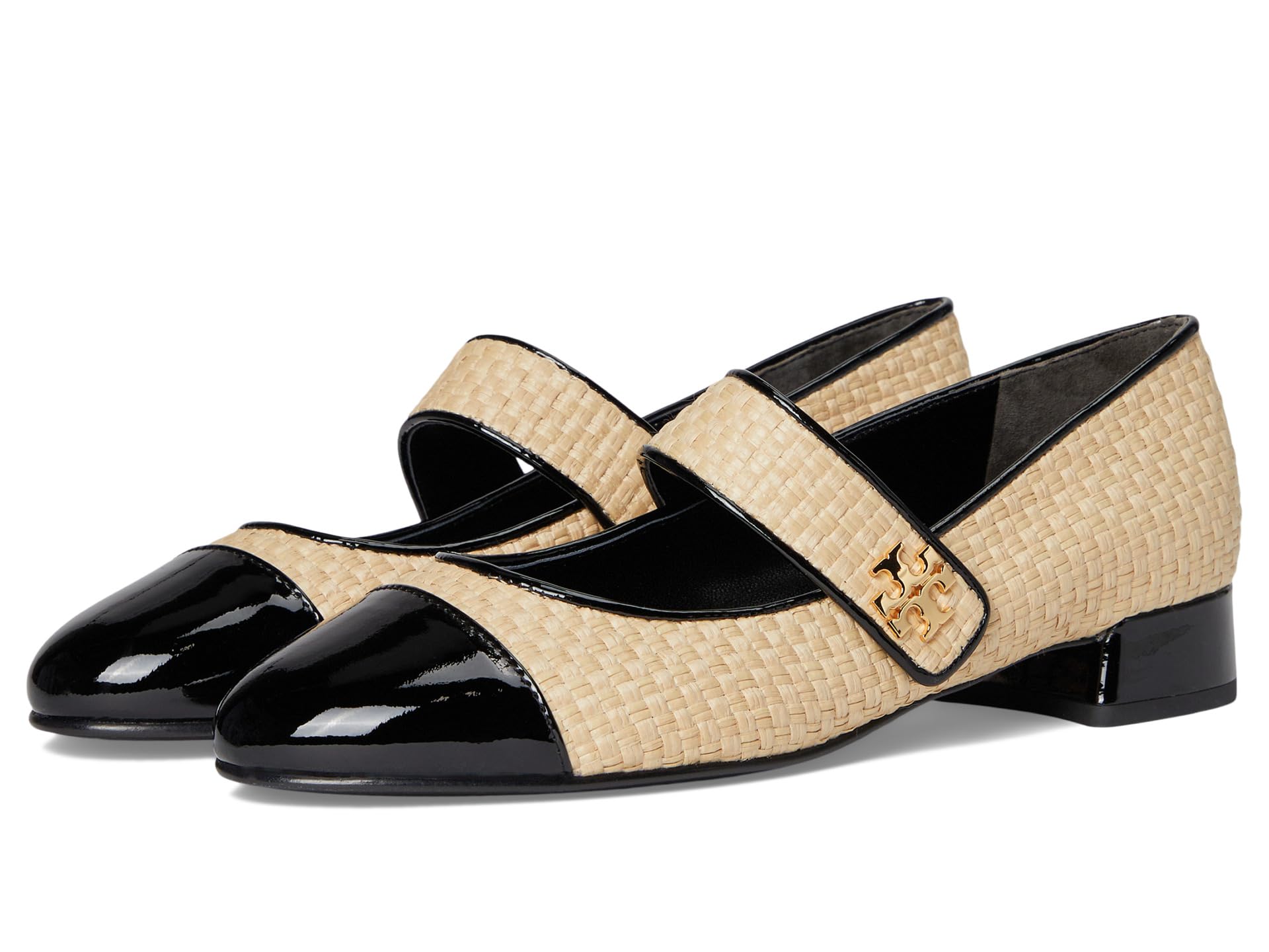 Cap-Toe Mary Jane Heel Ballet 25mm
