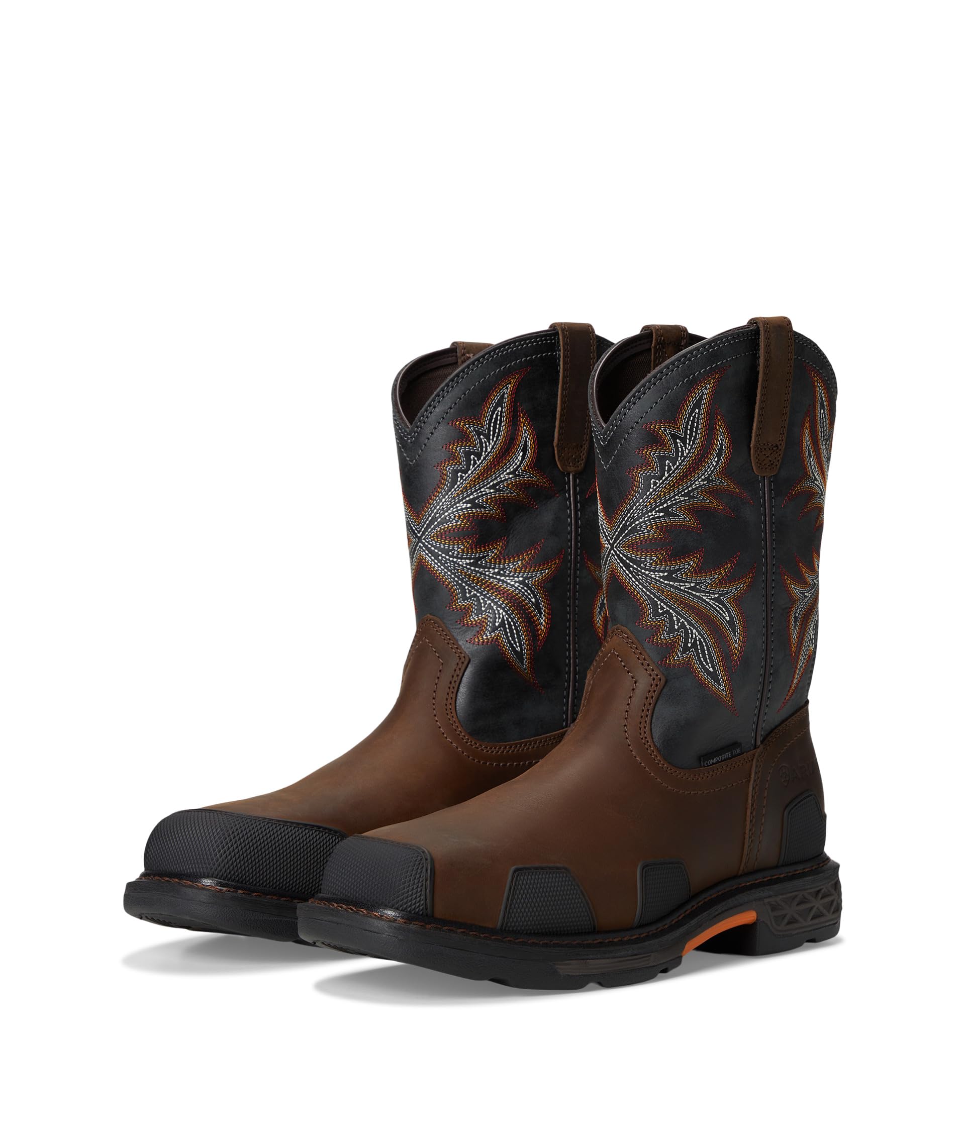 OverDrive Wide Square Toe Composite Toe Work Boots