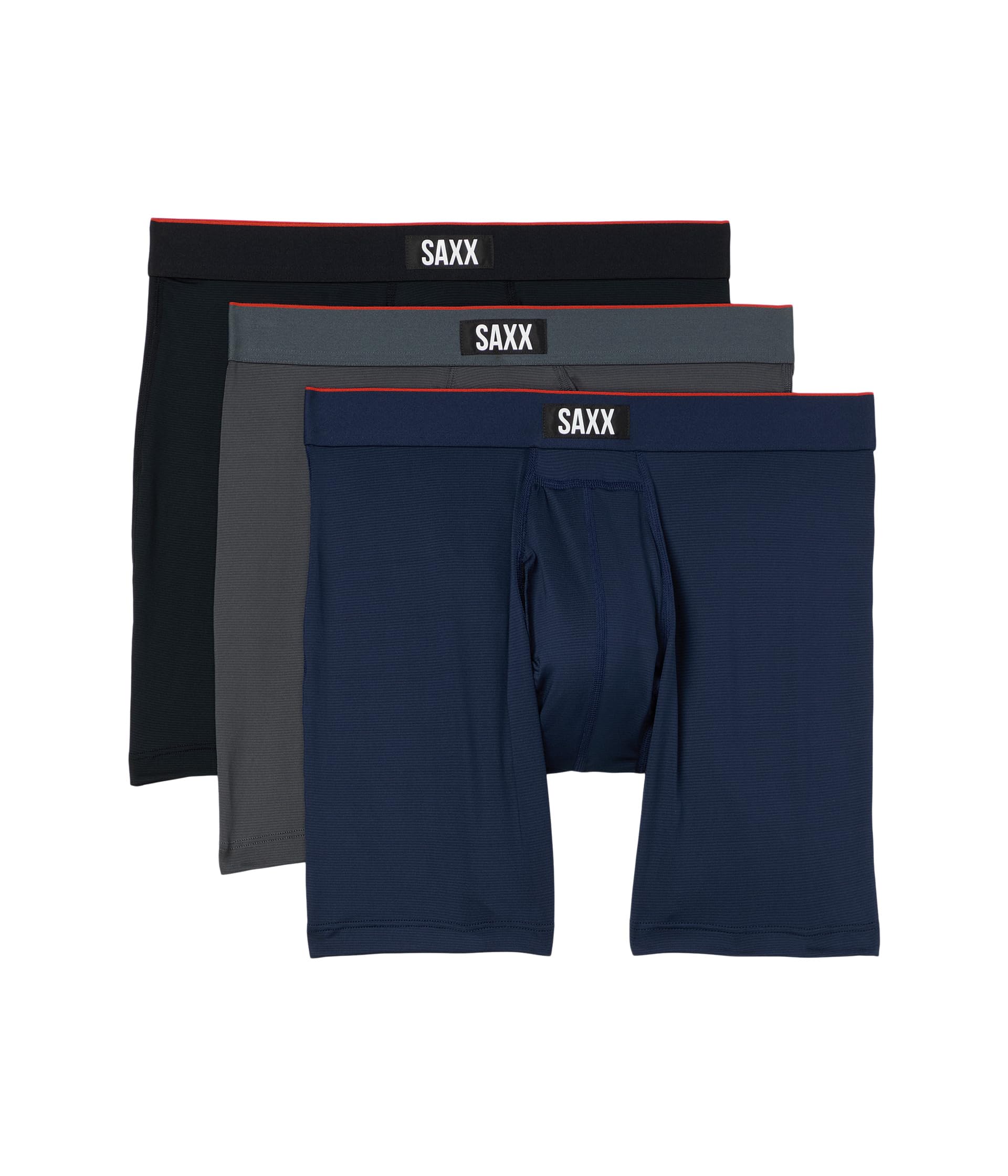 Multi-Sport Mesh Boxer Briefs Fly 3-Pack