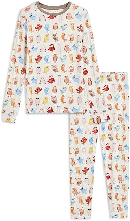 Print Long Sleeve Pajama Set (Toddler/Little Kids/Big Kids)