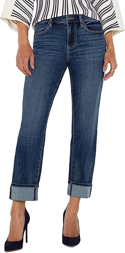 Marley Girlfriend Cuffed Mid-Rise Vintage Denim