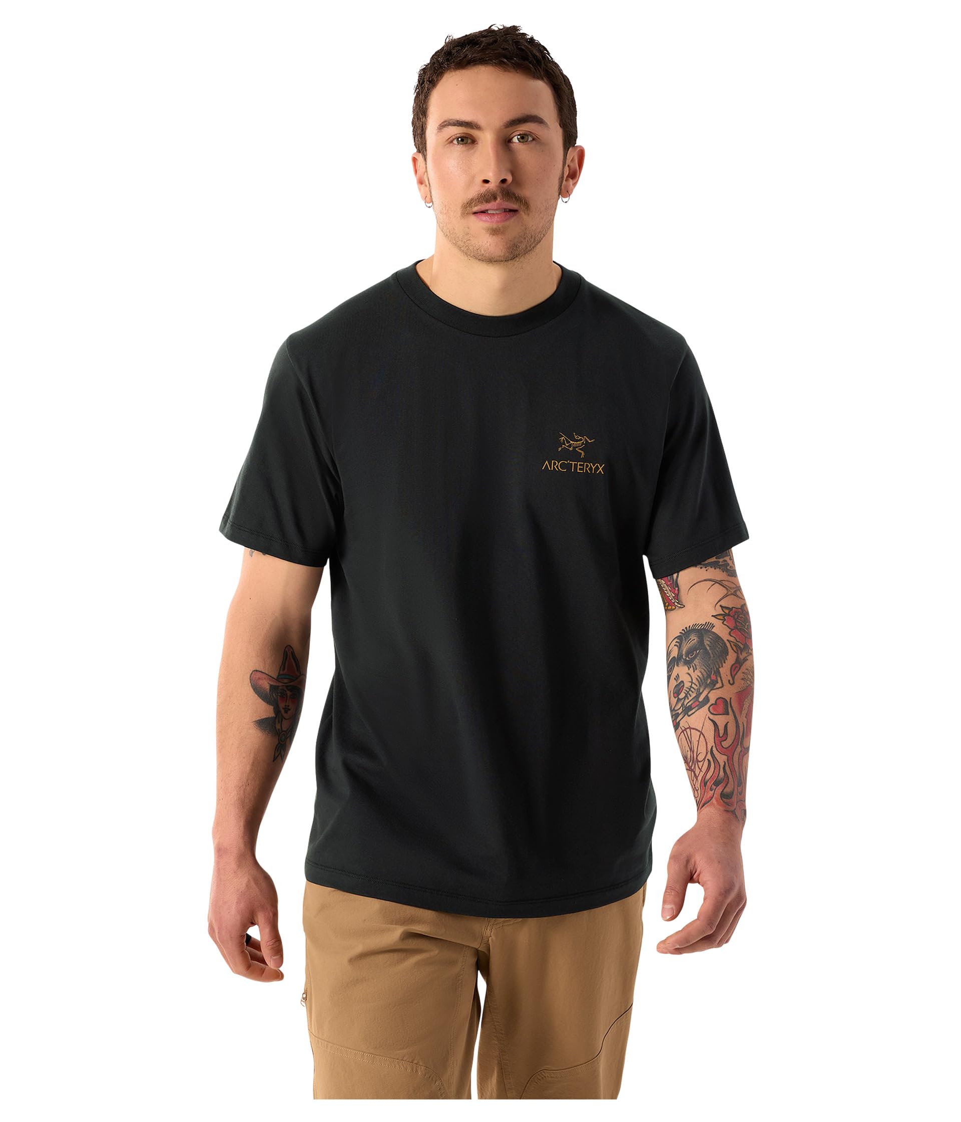 Kragg SL Cotton Bird Word Short Sleeve