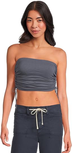 Emilia Bandeau Top Rib