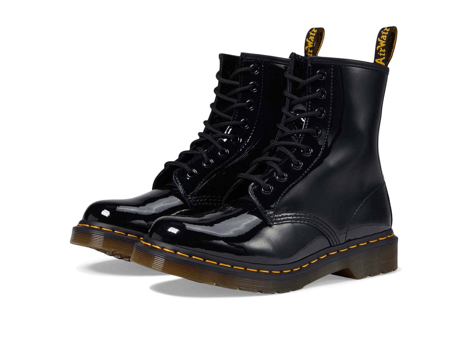 1460 Patent Leather Lace Up Boots