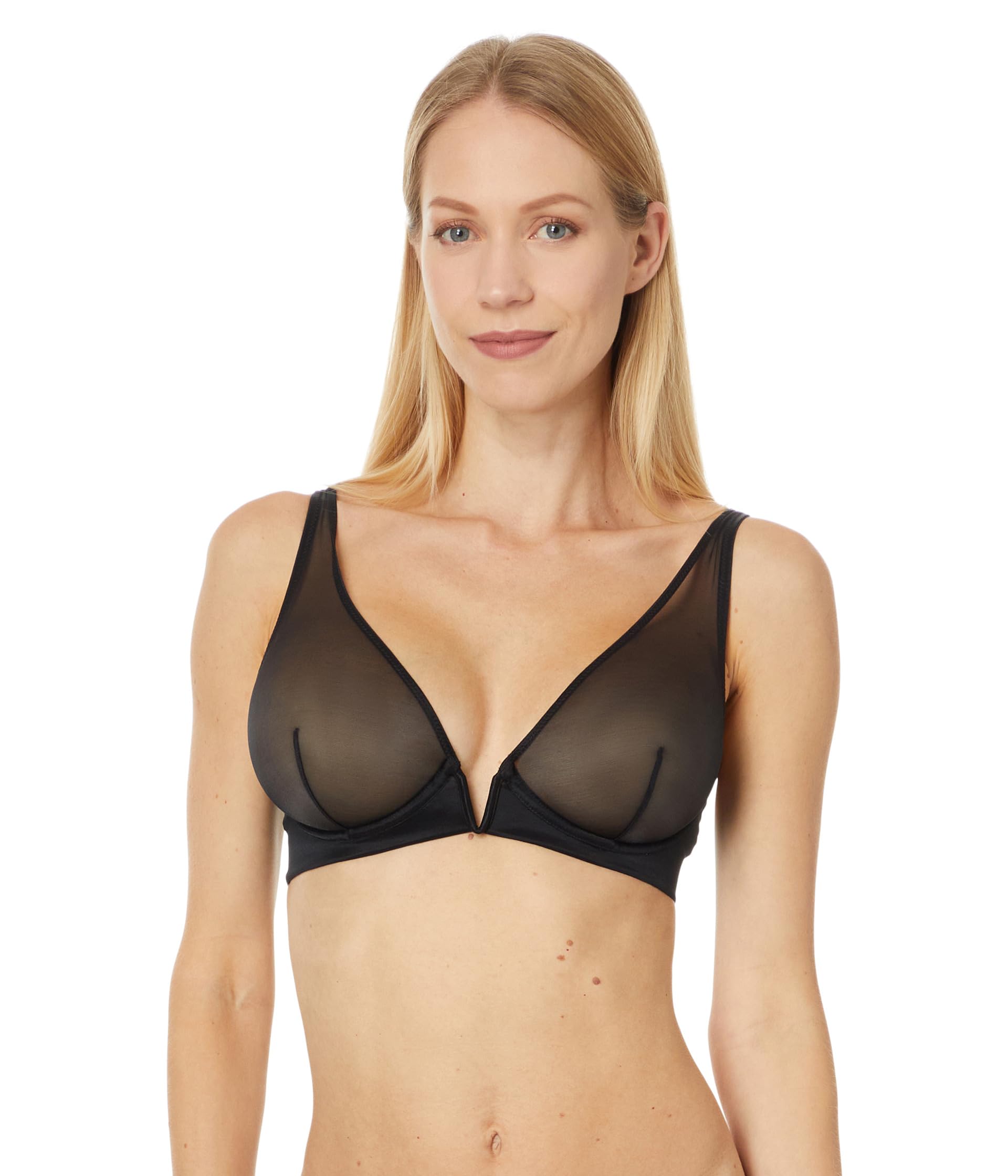 Chic Mesh Plunge Bra