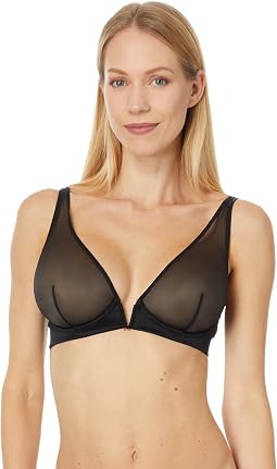 Chic Mesh Plunge Bra