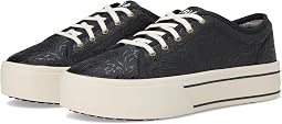 Black Floral Emboss