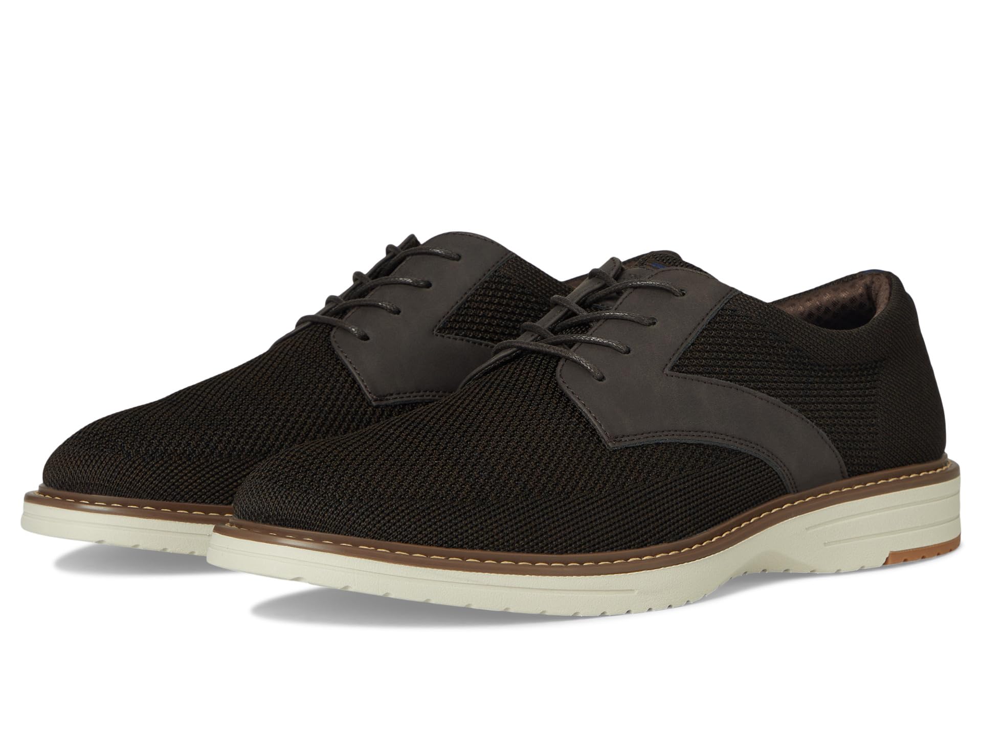 Griff Plain Toe Knit Oxford Lightweight and Comfortable for any Occasion Knit Lace-Up