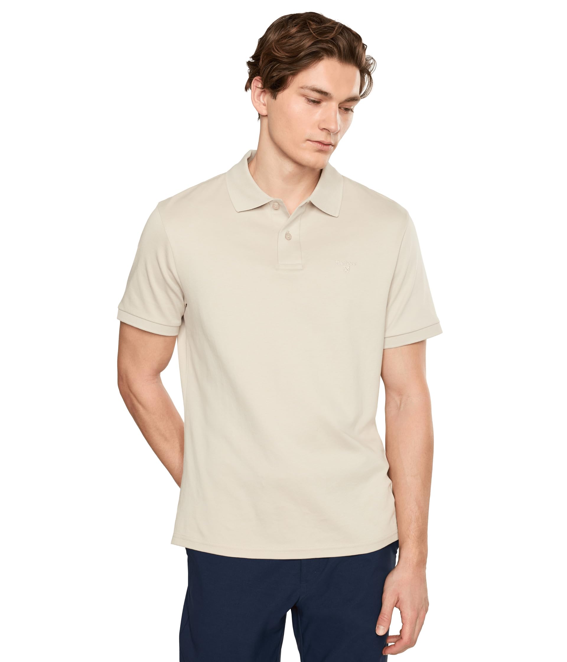 Поло Hylton Interlock Tailored Fit