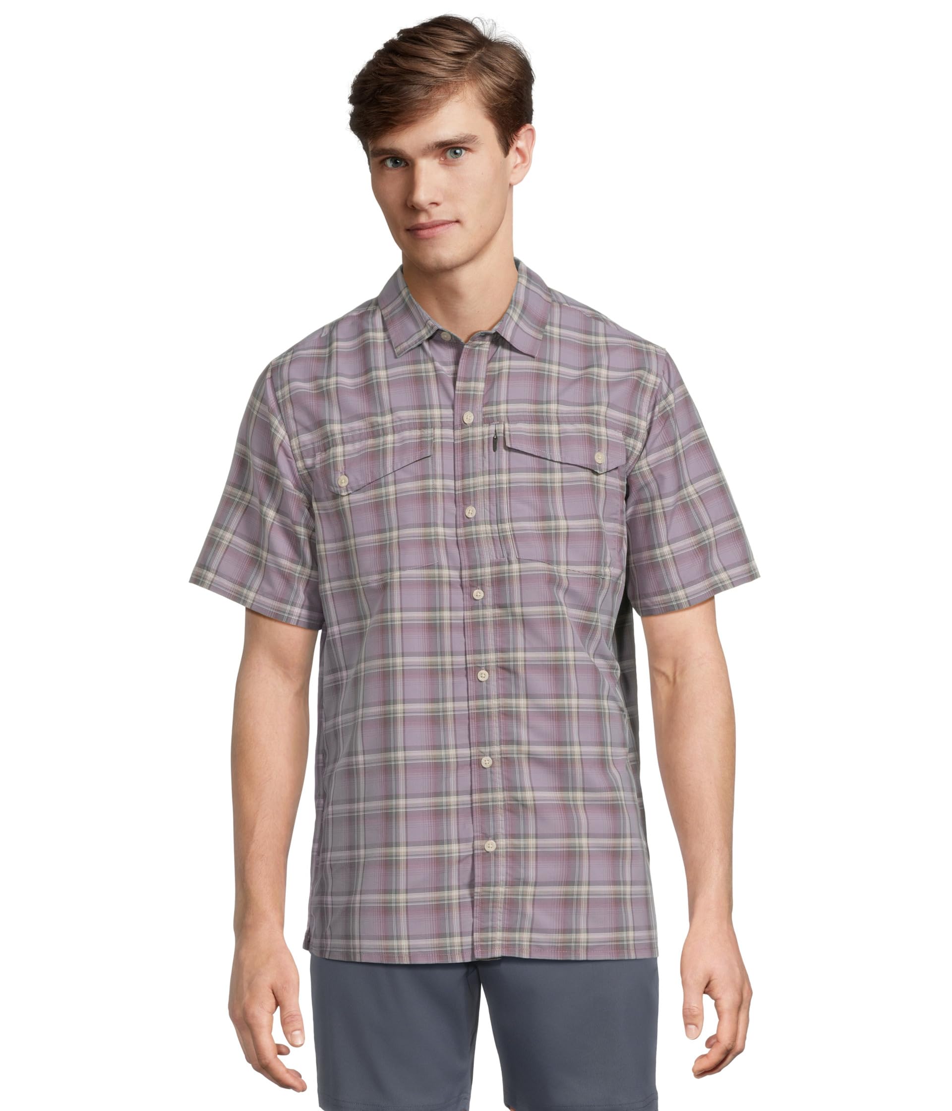 SunSmart Cool Weave Woven Short Sleeve Shirt