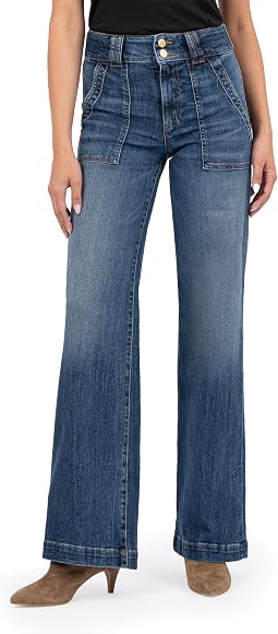 Jodi High-Rise Wide Leg -Porkchop Front Pockets