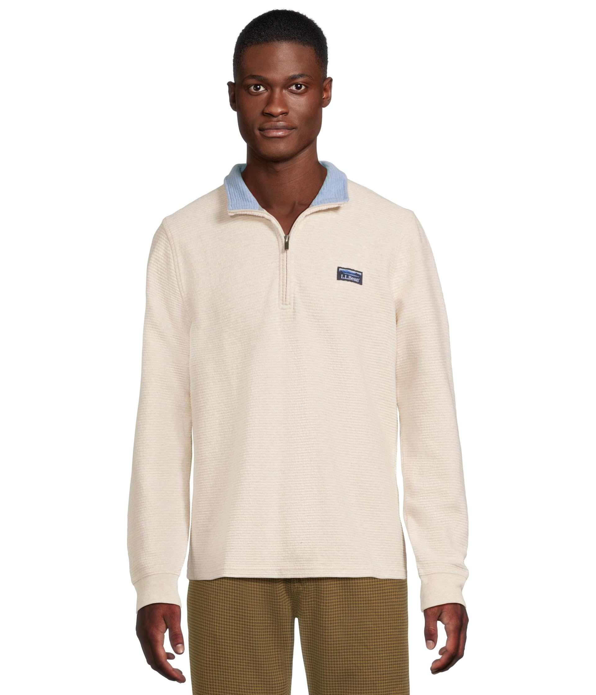 Lakewashed Double-Knit Quarter-Zip Long Sleeve