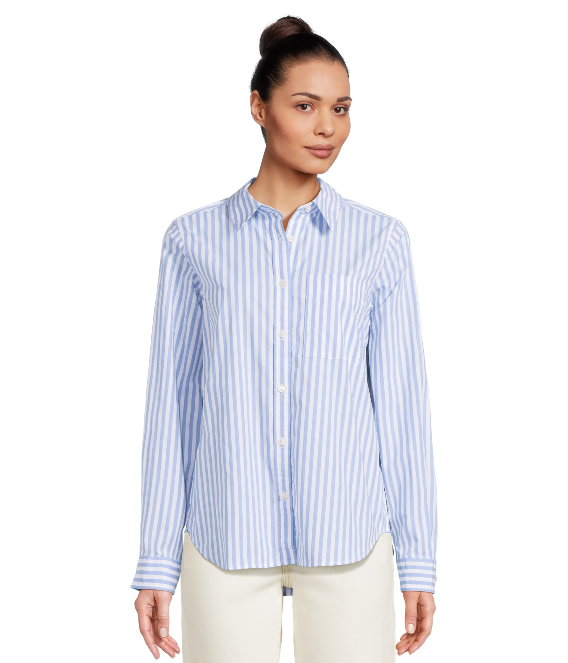 Essential Cotton Poplin Shirt Long-Sleeve
