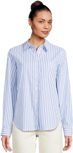 Essential Cotton Poplin Shirt Long-Sleeve