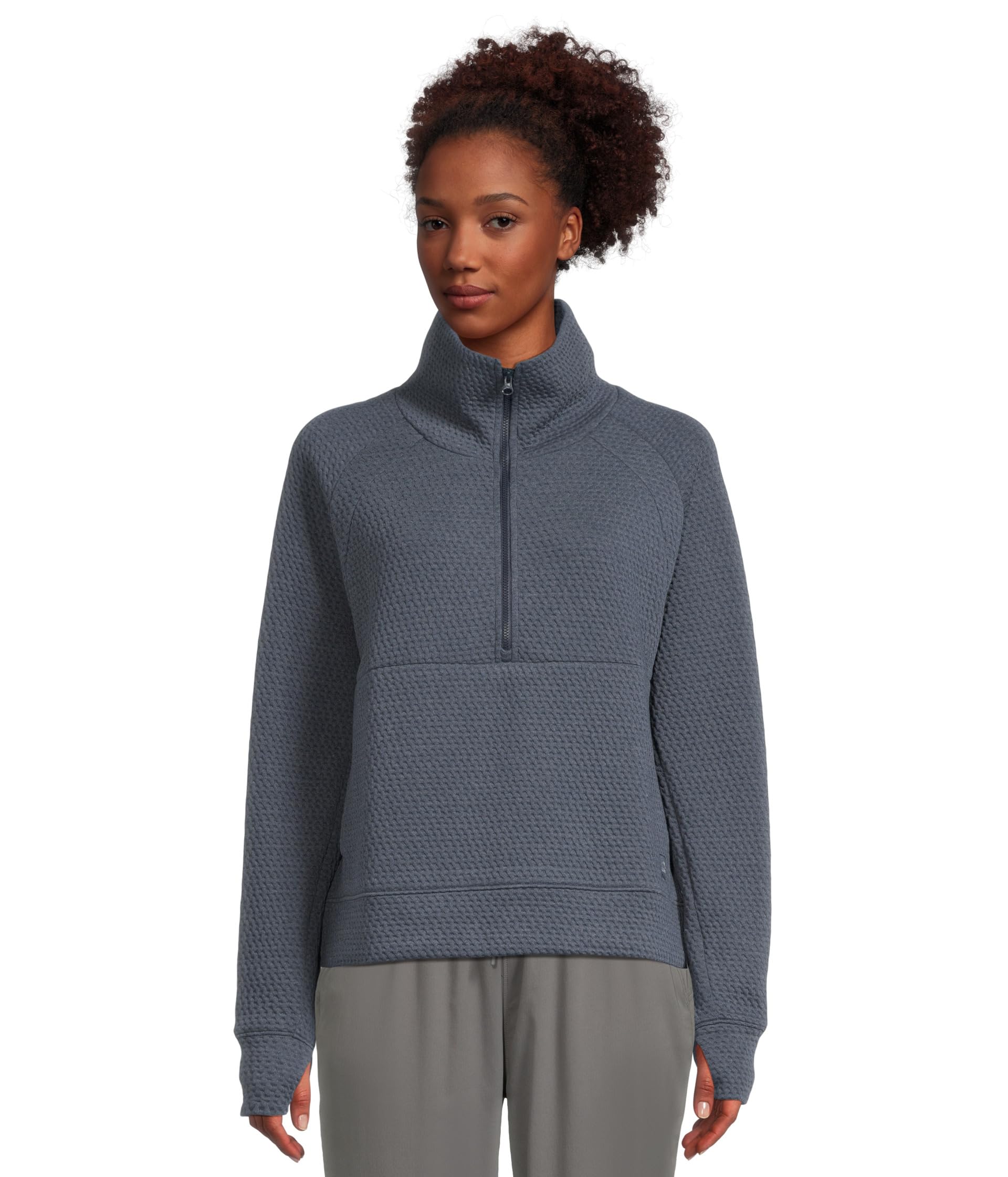 Ridgeknit Half Zipper Pullover