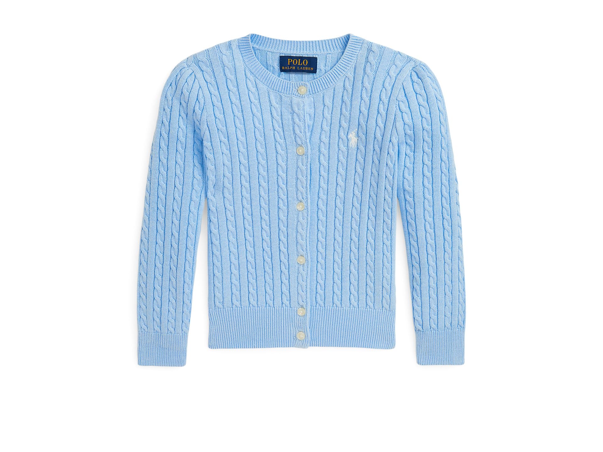 Mini-Cable Cotton Cardigan (Toddler/Little Kid)