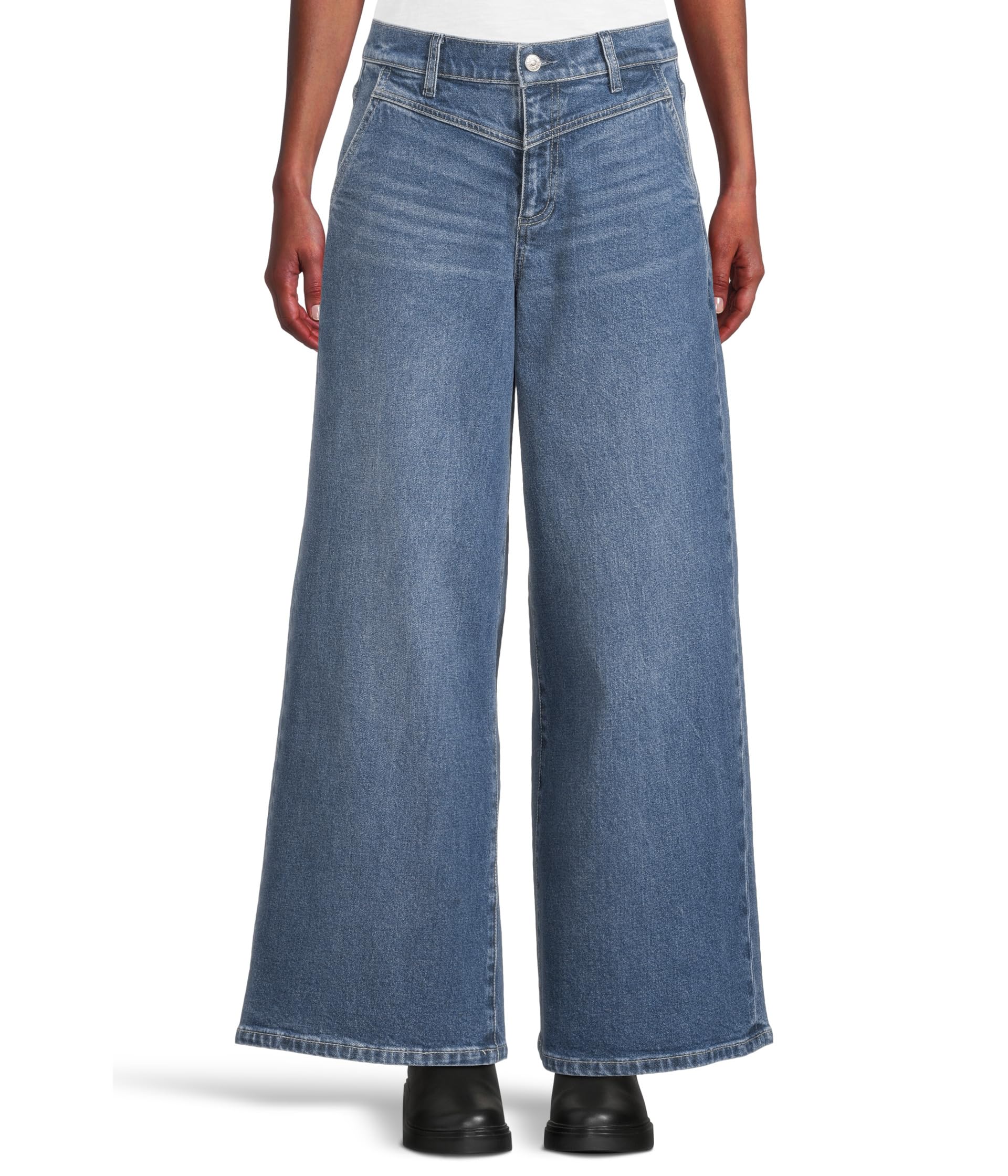 Cameron Wide Leg 31 w/ Front Yoke And Trouser Pockets in Katerina