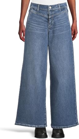 Cameron Wide Leg 31 w/ Front Yoke And Trouser Pockets in Katerina