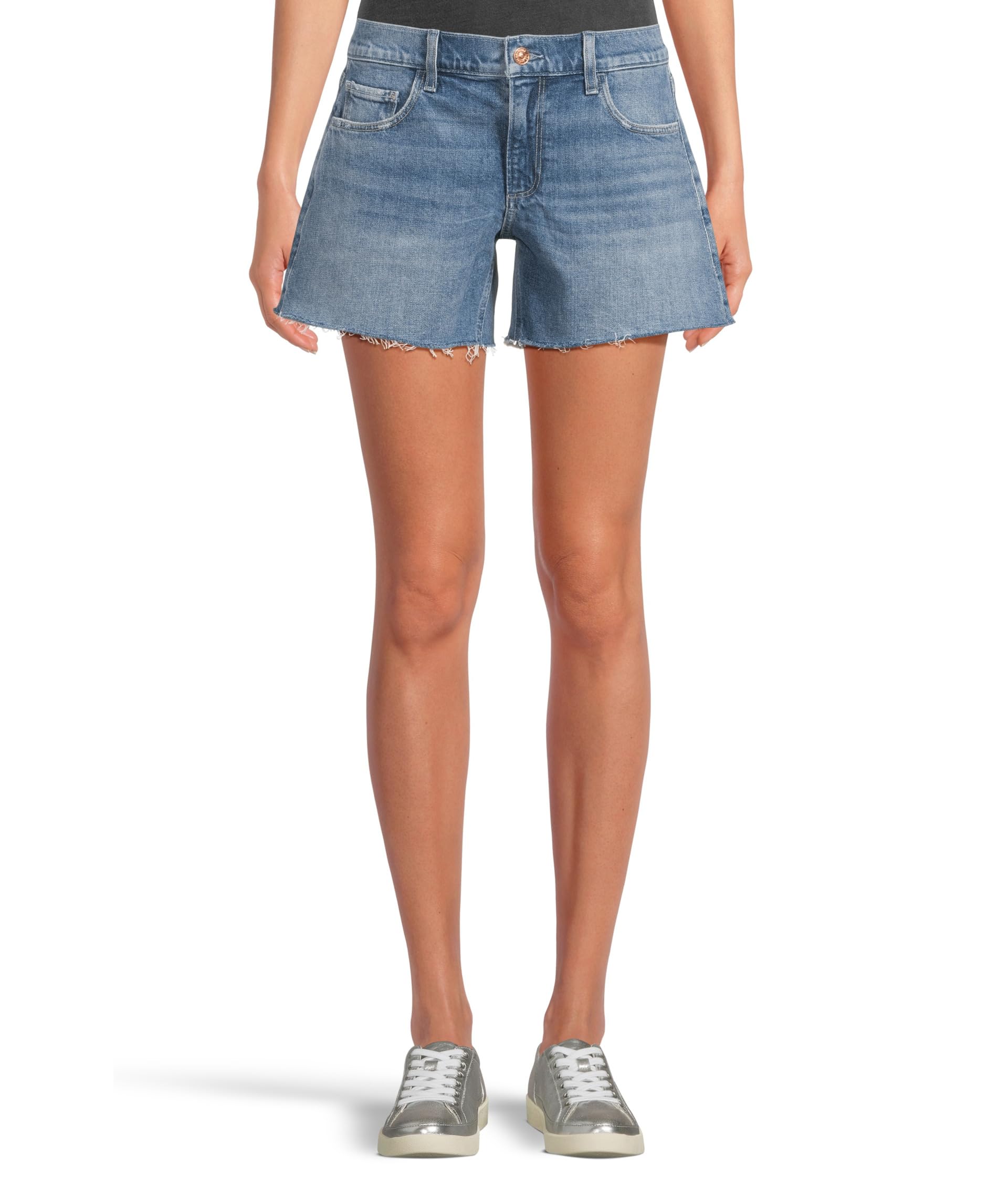 Dylan Shorts Raw Hem in Dancing Queen