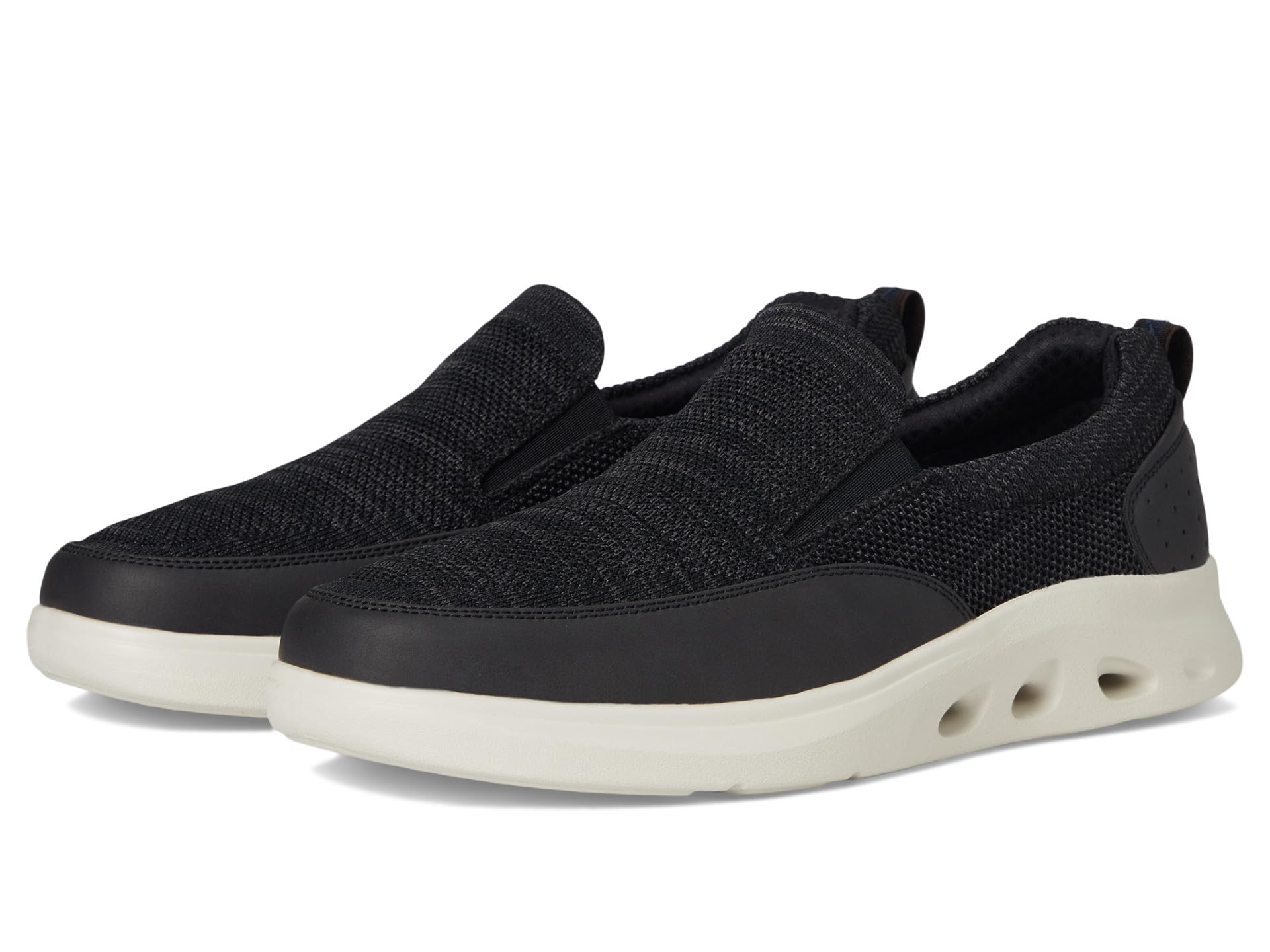 Ponte Knit Moc Toe Slip-On Sneakers Hybrid Casual Lightweight Athletic Style Loafer