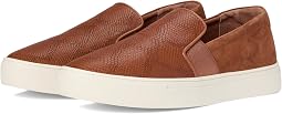 Cognac Embossed Leather