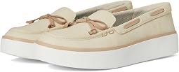 Off White Faux Leather